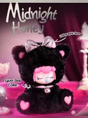 Rolife Nanci's Tea Time Kitties Surprise Plush Dolls - MIDNIGHT HONEY